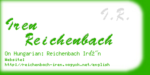 iren reichenbach business card